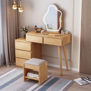 cách vệ sinh bàn trang điểm gỗ